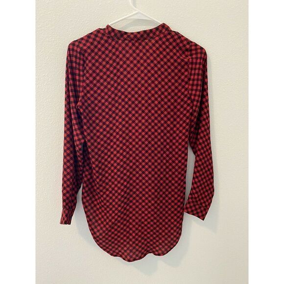 The Limited Petite Buffalo Check Plaid Top XXSP - Picture 3 of 5